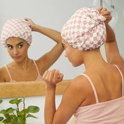 Satin-Lined Flexi Shower Cap