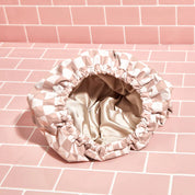 Satin-Lined Flexi Shower Cap